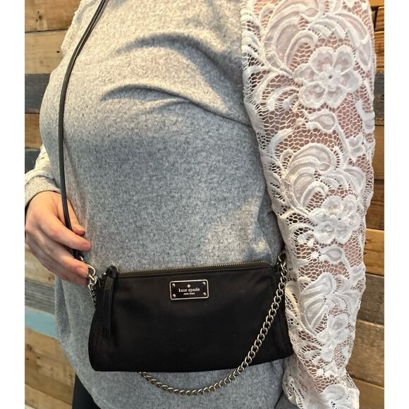 Kate Spade Wilson Road Jane Black Purse & Wallet‎ - Picture 1 of 12